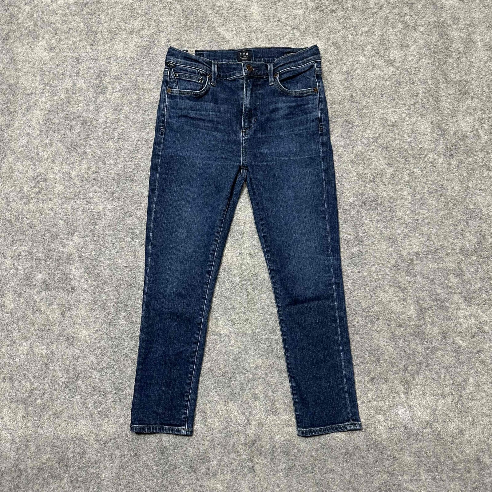 Citizens of Humanity Aritzia Rocket Crop popular High Rise Skinny Jeans Dark Wash Sz 26